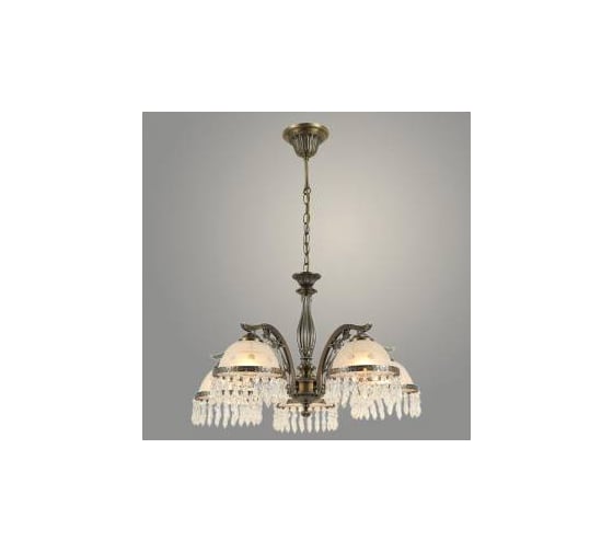 Люстра Светиль 20218/5 AB бронза 5x40W E27 d540 h690 crst, 24 988386354 1