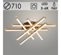Люстра Светиль 1036/6 GD золото 6x12W LED 3000-6000K ПДУ(ИК) диммер d710 h170, 24 988386877