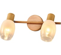 Спот Светиль 21390/2 WOOD+CR дерево+хром 2x40W E14 h130, 24 988385670