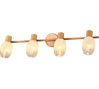 Спот Светиль 21390/4 WOOD+CR дерево+хром 4x40W E14 h130, 24 988386019