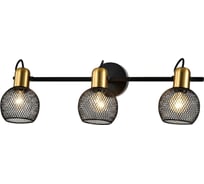 Спот Светиль 22750/3 BK+BRASS черный+латунь 3x40W E14 h130, 24 988386192