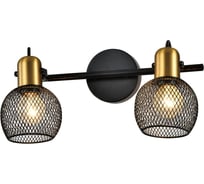 Спот Светиль 22750/2 BK+BRASS черный+латунь 2x40W E14 h130, 24 988386188