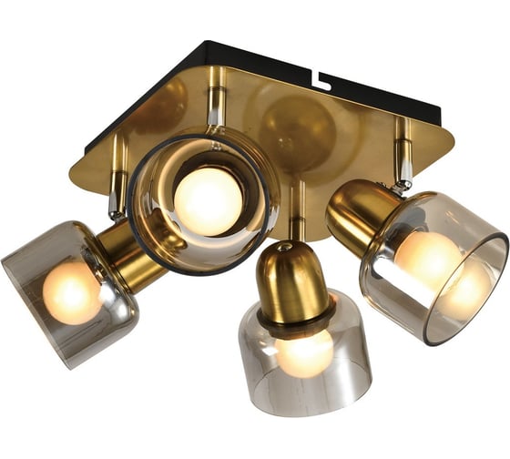 Спот Светиль 21810/4 BRASS латунь 4x40W E27 h135, 24 988386174 1