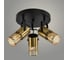 Спот Светиль 24001/3 BK+BRASS черный/латунь 3x40W E14 h135, 24 988386586 1