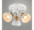 Спот Светиль 23391/3 WH+WOOD белый+дерево 3x40W E27 h135, 24 988386370 1