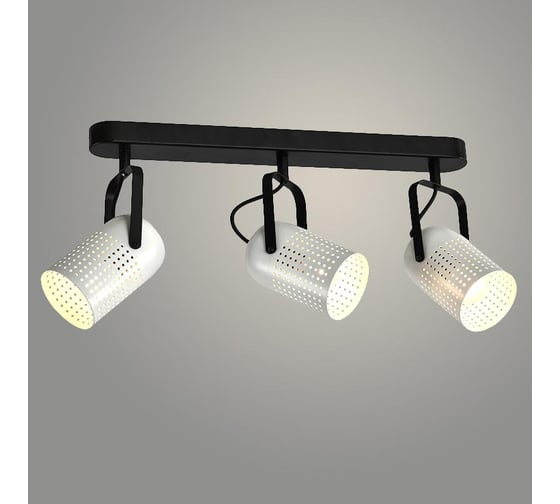 Спот Светиль 23960/3 BK+WH черный/белый 3x40W E27 h135, 24 988386582 1
