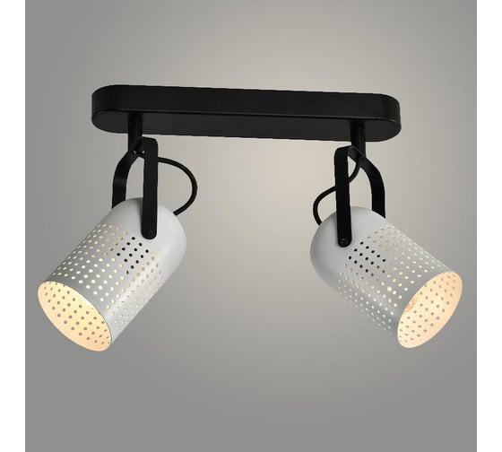 Спот Светиль 23960/2 BK+WH черный/белый 2x40W E27 h135, 24 988386581 1