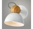 Спот Светиль 23390/1 WH+WOOD белый+дерево 1x40W E27 h135, 24 988386310 1