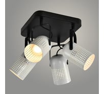 Спот Светиль 23960/4 BK+WH черный/белый 4x40W E27 h135, 24 988386583