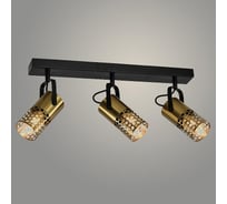 Спот Светиль 24000/3 BK+BRASS черный/латунь 3x40W E14 h135, 24 988386587