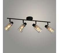 Спот Светиль 23810/4 BK черный 4x40W E14 h130, 24 988386563