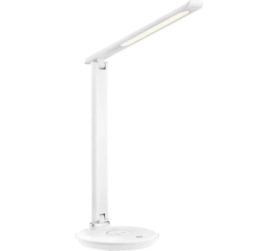 Лампа настольная светодиодная SVih с беспроводной зарядкой для телефона, белая 8Вт 330Лм HC-A923W