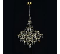 Подвесная люстра светодиодная с пультом и хрустальными подвесками MyFar Asfour Allegria MR2642-66P-50AD