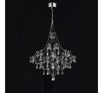 Подвесная люстра светодиодная с пультом и хрустальными подвесками MyFar Asfour Allegria MR2640-66P-50AD