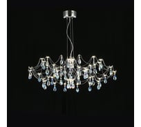 Подвесная люстра светодиодная с пультом и хрустальными подвесками MyFar K9 Ersilia MR2661-60P-50CD