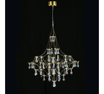 Подвесная люстра светодиодная с пультом и хрустальными подвесками MyFar K9 Allegria MR2643-66P-50CD