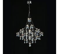 Подвесная люстра светодиодная с пультом и хрустальными подвесками MyFar K9 Allegria MR2640-66P-50CD