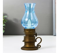 Ночник RISALUX "Керосиновая лампа малая" LED от батареек 3хLR44 5,5х5,5х14 см 5383686