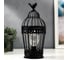 Ночник RISALUX "Клетка с птичкой" LED от батареек 3хААА черная 15х15х33 см 5399723 1