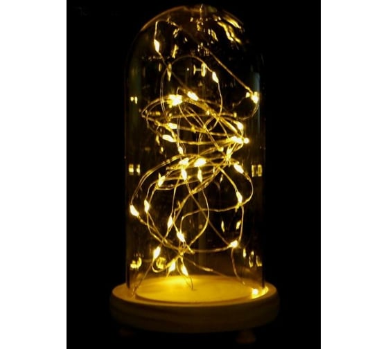 Ночник RISALUX "Колба" LED 3ААА 19,5х9,5х9,5 см 3000282