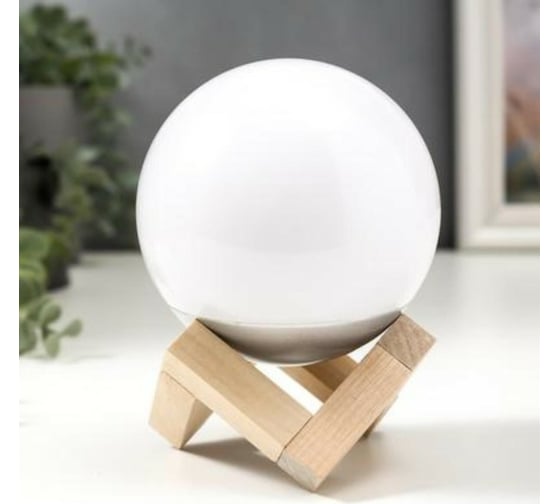 Ночник RISALUX "Космос" LED USB RGB 9,5х9,5х12,5 см 5478566 1