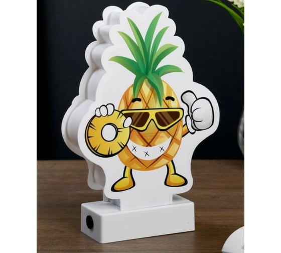 Ночник RISALUX "Крутой ананас" LED USB 16х5,5х24 см. 4438000 1