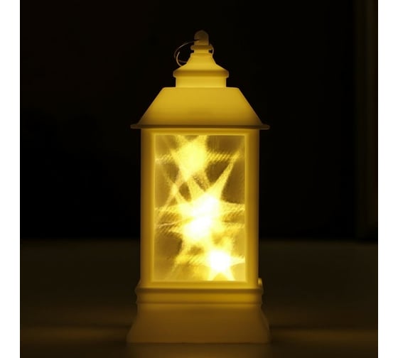 Ночник RISALUX "Мерцание звезд" LED от батареек 3хLR44 белый 6х6х13,5 см 5383687