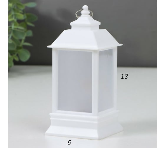 Ночник RISALUX "Мерцание звезд" LED от батареек 3хLR44 белый 6х6х13,5 см 5383687