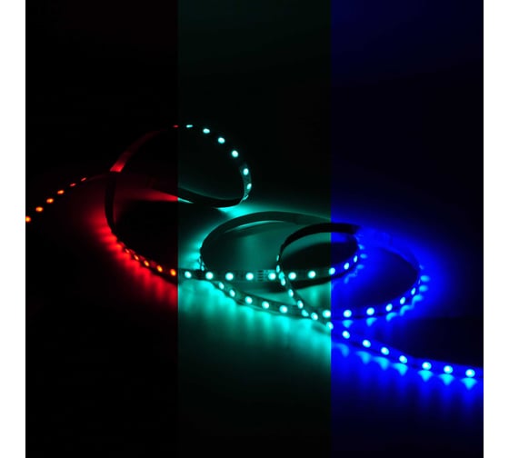 Лента Gauss LED Комплект 5050/60-SMD 14,4W 12V DC RGB IP20 312000444