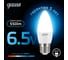 Лампа свеча Gauss 6.5W 550lm 6500К E27 LED 1/10/100 103102307 2