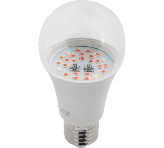 Светодиодная фитолампа для растений ЭРА FITO 10W RB E27 красно-синего спектра Б0050600