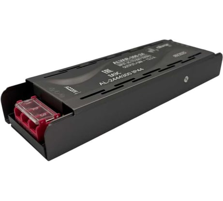 Блок питания Alvar 24В 300Вт IP44, сверхтонкий, для светодиодных лент AL-2444300
