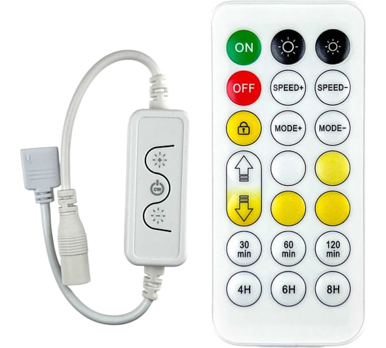 Контроллер Alvar ДУ RF + Bluetooth/APP для 3000K+6000K лент 12/24В AL-MCB-MIX 1