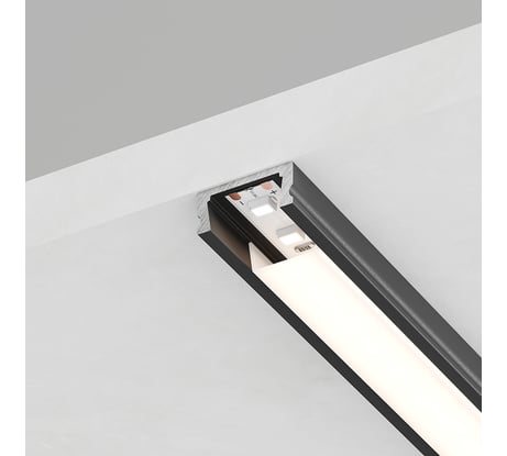 Алюминиевый накладной профиль FERON черный, CAB262 10371