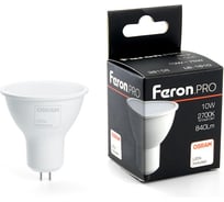 Светодиодная лампа FERON PRO LB-1610 MR16 G5.3 10W 2700K 38158
