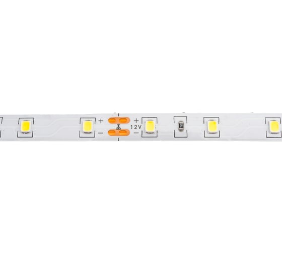 Светодиодная лента Apeyron 12В, 9,6Вт/м, smd2835, 60д/м, IP20, 900Лм/м, подложка 10мм, 30м, дневной белый 00-541
