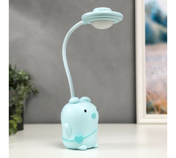 Настольная лампа RISALUX c АКБ 16222/1 LED 4Вт 3 режима USB 7,5х8,5х43 см 5249068