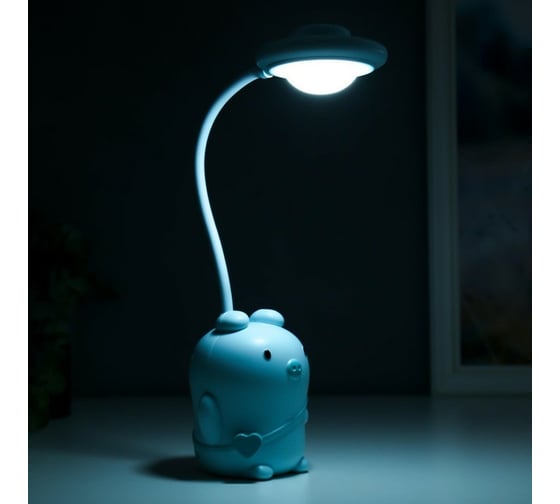 Настольная лампа RISALUX c АКБ 16222/1 LED 4Вт 3 режима USB 7,5х8,5х43 см 5249068