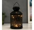 Ночник RISALUX 16184/1BK LED от батареек 3хААА черный 11,7х11,7х19,5 см 5180242 1