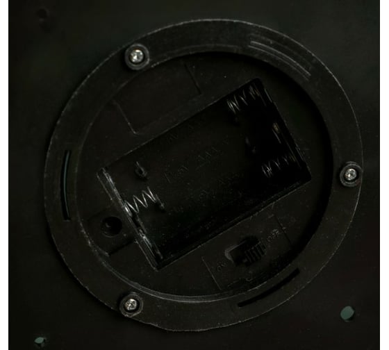 Ночник RISALUX с эффектом огня "Колибри" 21хLED черный 13,5х13,5х38 см. 4304050