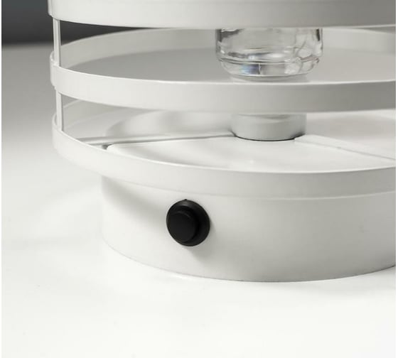 Ночник RISALUX лофт 16453/1WT LED от батареек 3хАА белый 15,5х15,5х20 см 5486684