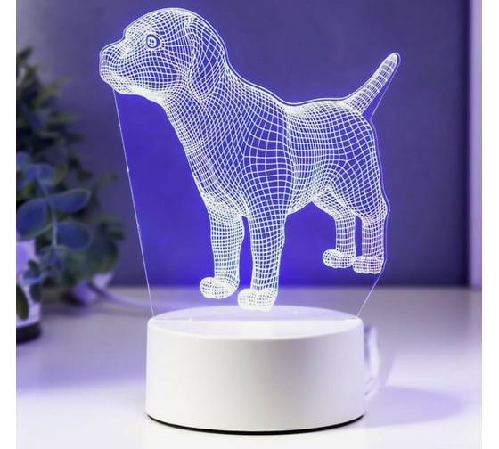 Светильник RISALUX "Собачка" LED RGB от сети 4814579