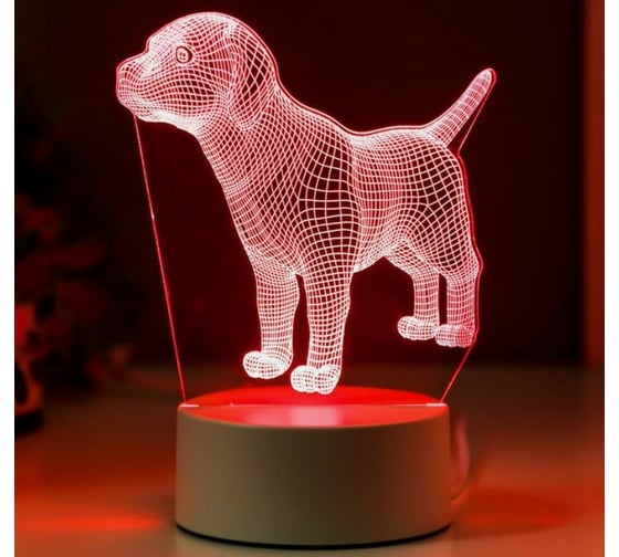 Светильник RISALUX "Собачка" LED RGB от сети 4814579