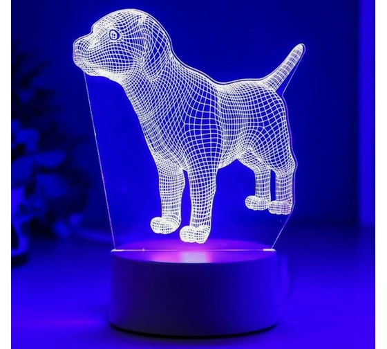 Светильник RISALUX "Собачка" LED RGB от сети 4814579