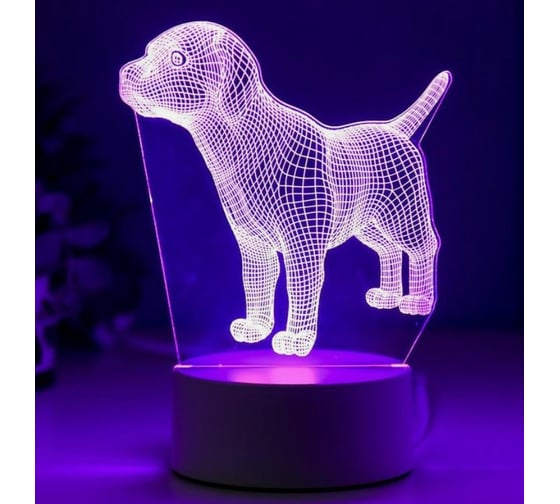 Светильник RISALUX "Собачка" LED RGB от сети 4814579