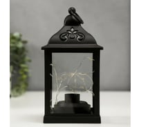 Ночник RISALUX "Фонарь" LED от батареек 3хААА черный 11х11х21 см 5247465