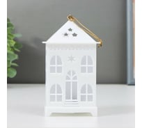 Ночник RISALUX Сказочный домик LED от батареек 3хLR44 белый 7,3х7,3х13 см 5383688