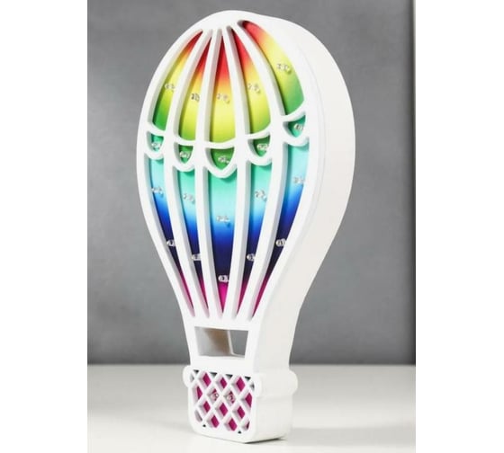 Ночник RISALUX Воздушный щар 22хLED батарейки 2ААА 19,5х3,5х29,5 см 5089609