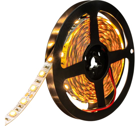 Светодиодная лента Alvar PREMIUM 24В 14.4Вт 3000К теплая, IP20, 5050 60 LED AL-P2414WW_5