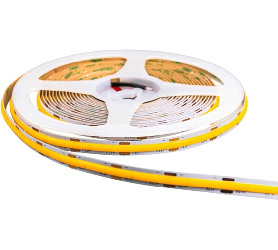 Светодиодная лента Alvar PREMIUM COB 12В 9Вт, 720 LED, 3000К теплая, IP33, произвольная AL-PC12720WW_5